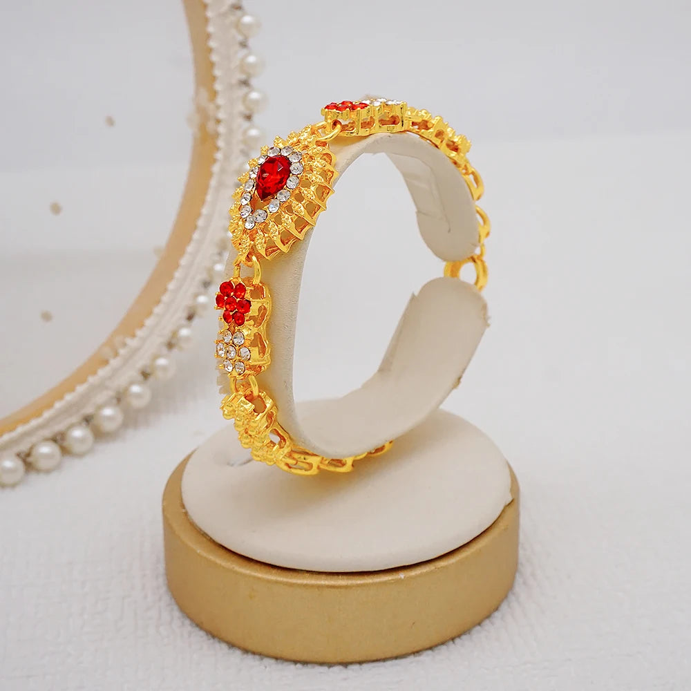 24K Gold Plated Double Layer Set