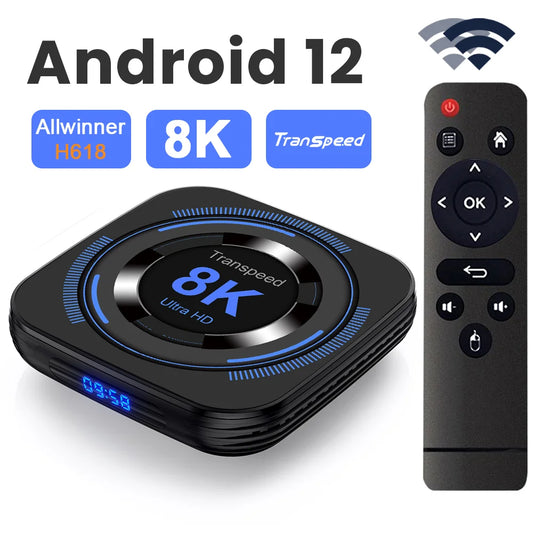 Transpeed Android 12 TV BOX Allwinner