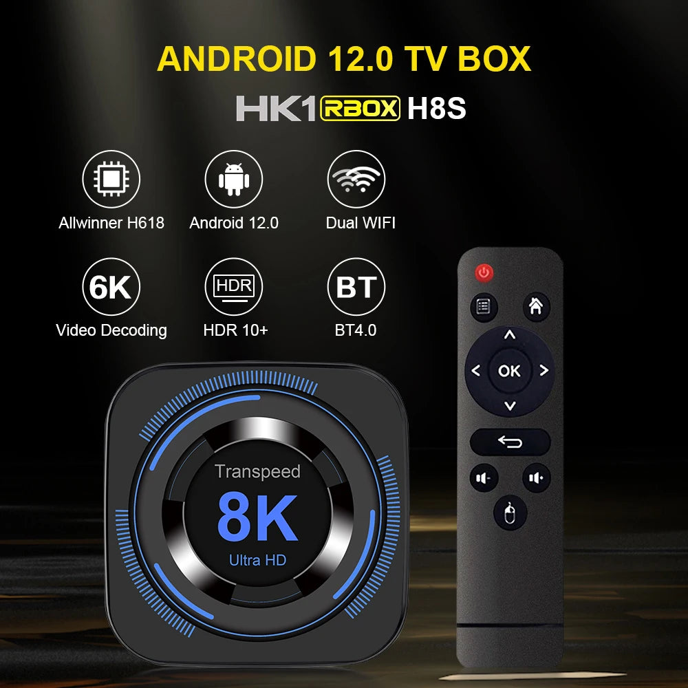 Transpeed Android 12 TV BOX Allwinner