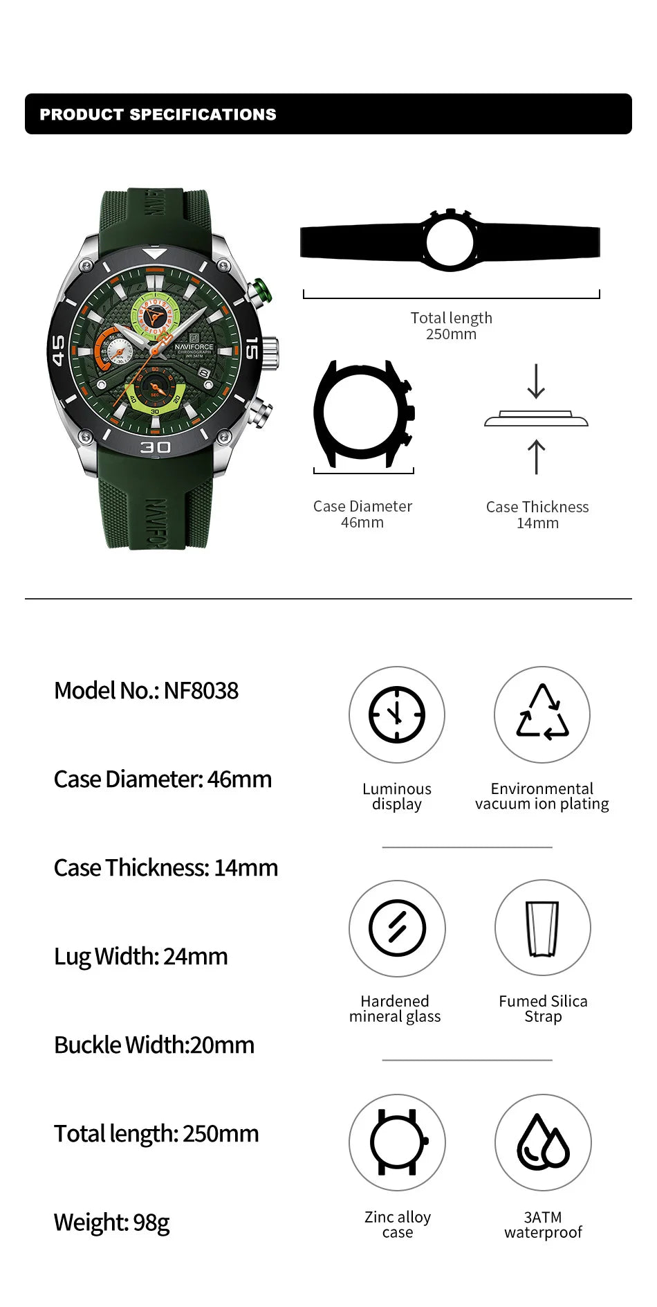 Amazing sport Watch Waterproof